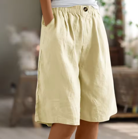 Hazel | Short femme en lin, coupe flatteuse pour les beaux jours