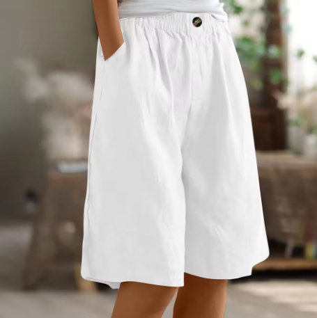Hazel | Short femme en lin, coupe flatteuse pour les beaux jours