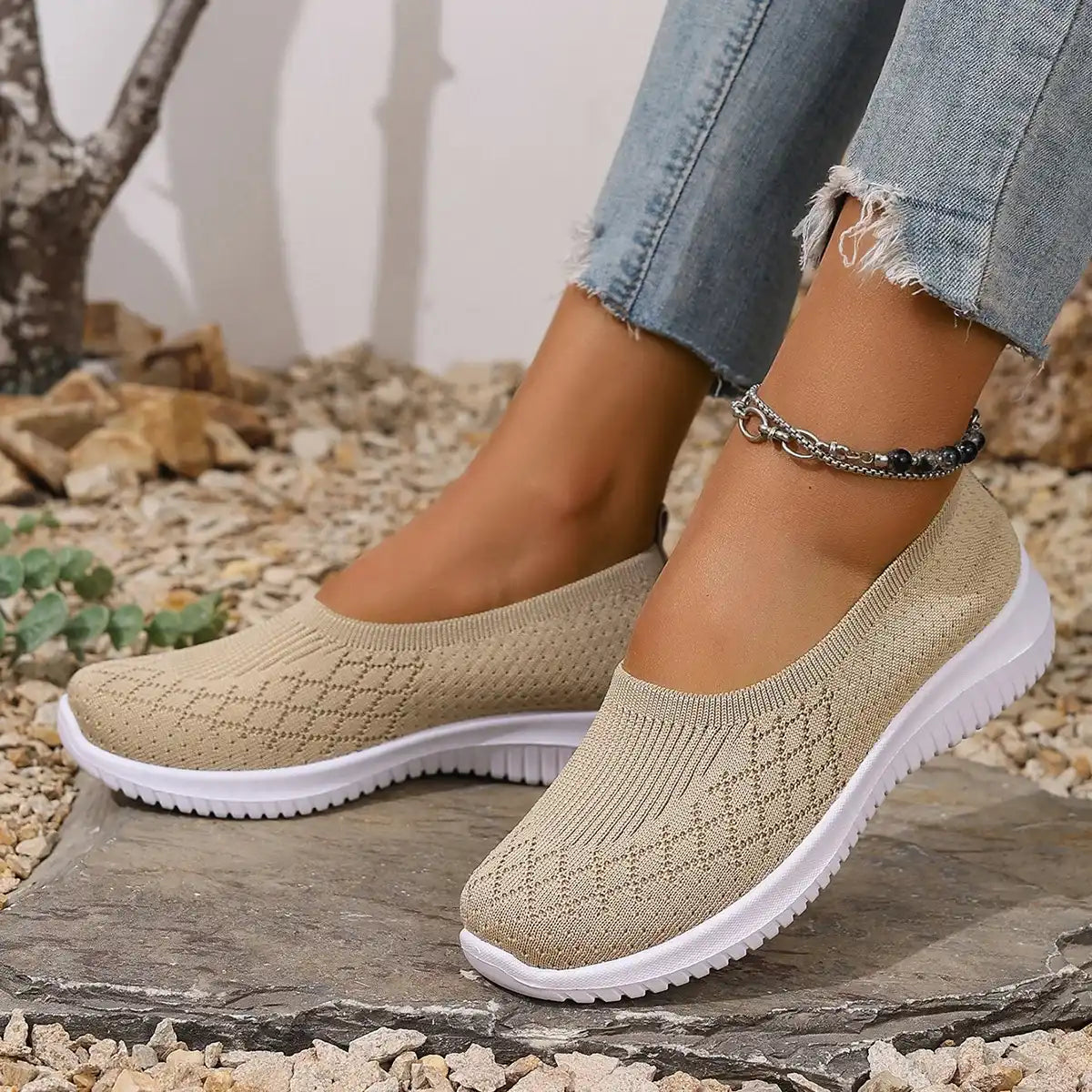 Aveline | Mocassins femme confortables à enfiler, légers pour le quotidien