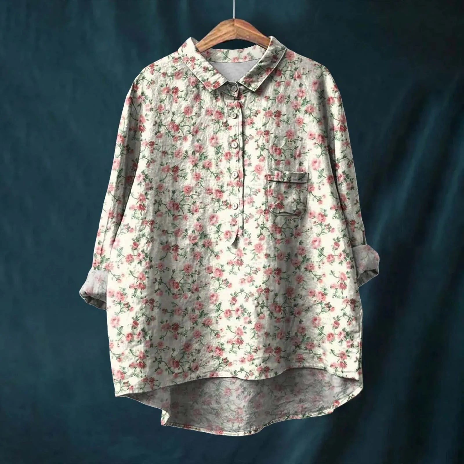 Elinora | Blouse femme à manches longues légère, flatteuse et intemporelle