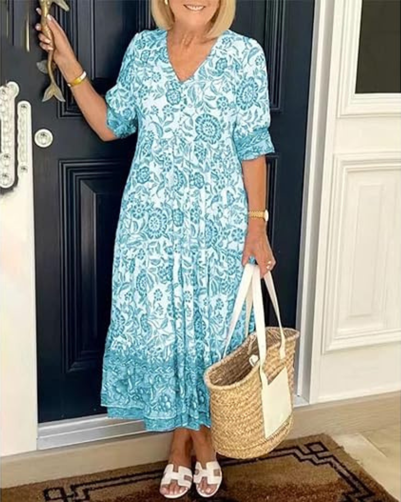 Radiance | Robe longue femme bohème fluide, légère et flatteuse