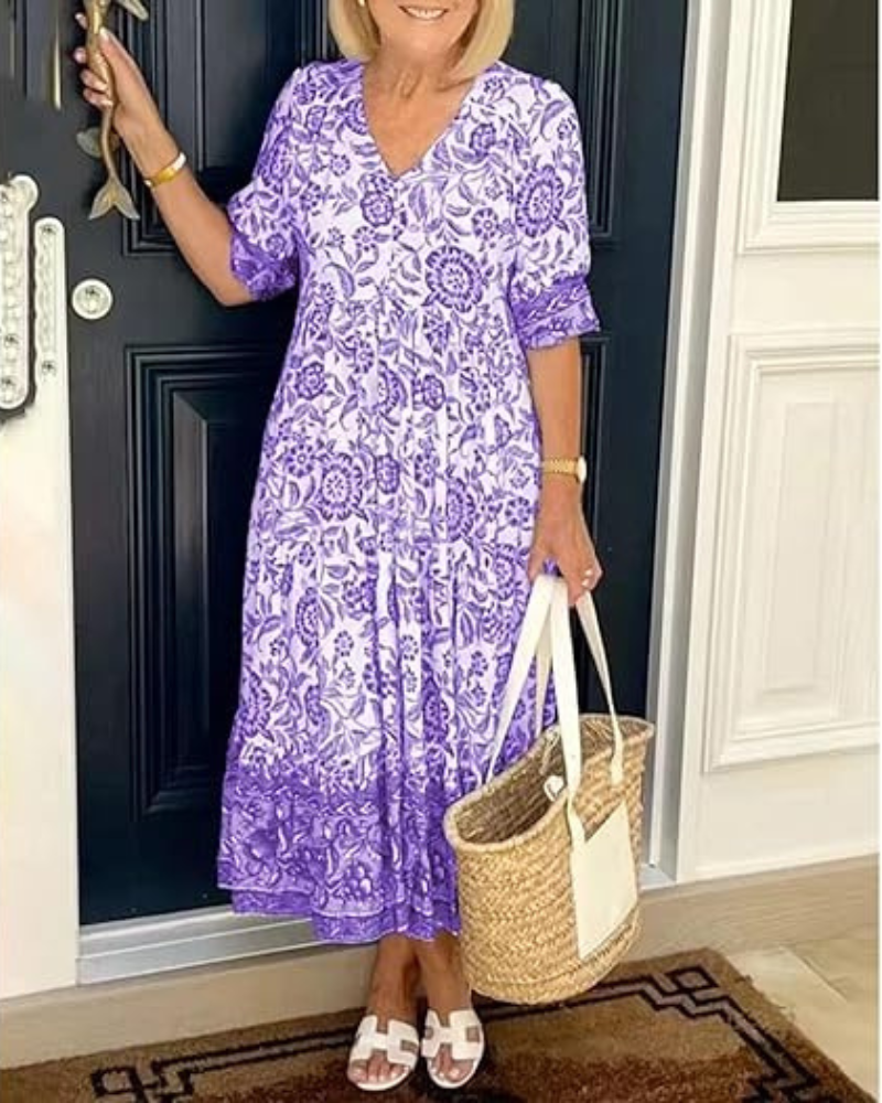 Radiance | Robe longue femme bohème fluide, légère et flatteuse