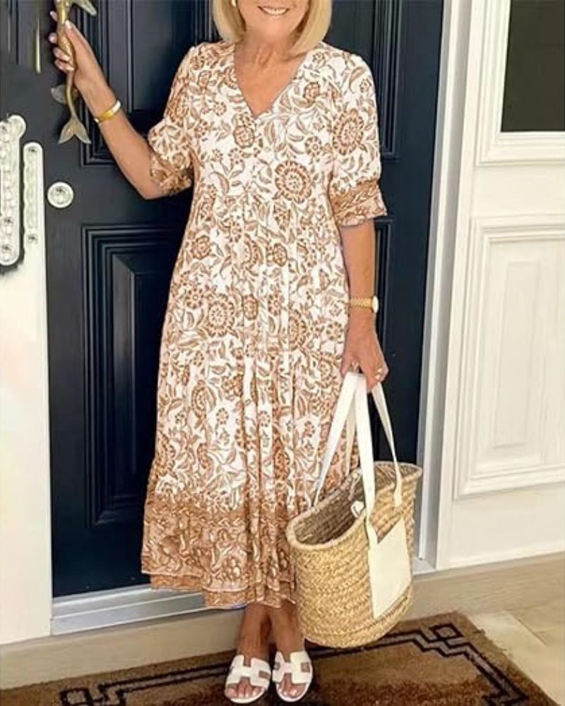 Radiance | Robe longue femme bohème fluide, légère et flatteuse