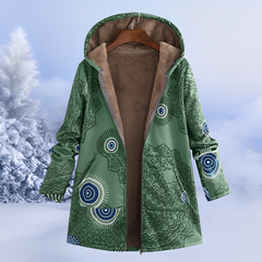 Veste Femme d'Hiver à Motifs Matelassée et Chaude