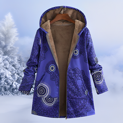 Veste Femme d'Hiver à Motifs Matelassée et Chaude