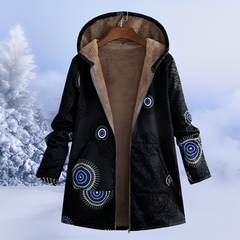 Veste Femme d'Hiver à Motifs Matelassée et Chaude