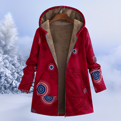 Veste Femme d'Hiver à Motifs Matelassée et Chaude