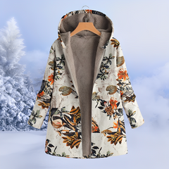 Veste Femme d'Hiver à Motifs Matelassée et Chaude