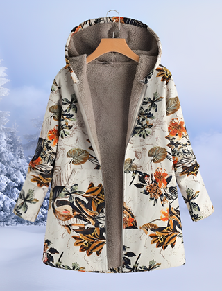 Veste Femme d'Hiver à Motifs Matelassée et Chaude