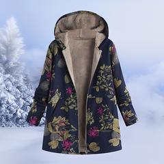 Veste Femme d'Hiver à Motifs Matelassée et Chaude