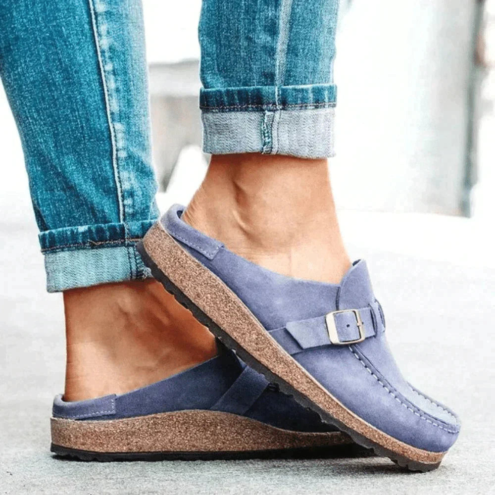 Esméa | Mocassins femme de soutien moelleux à enfiler, confortables au quotidien