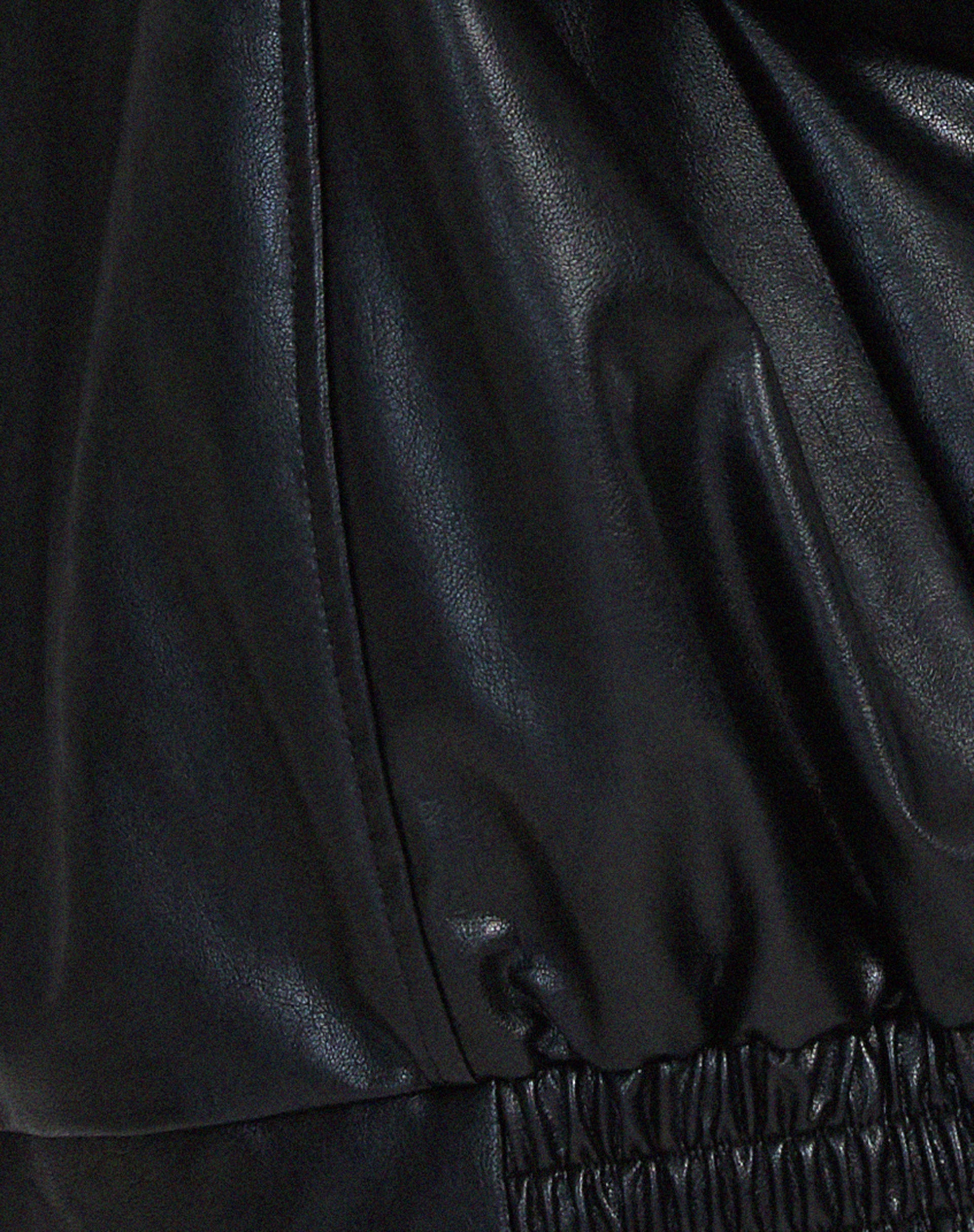 Solène | Veste bomber femme en simili cuir, coupe oversize