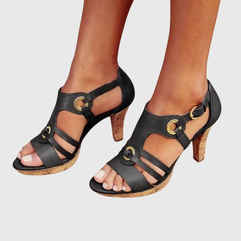 Carla | Talons femme élégants, semelle antidérapante bon soutien