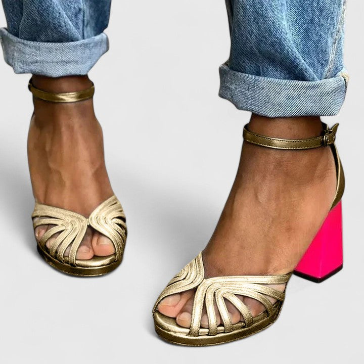 Noelyrah | Talons femme sandales à talon, élégantes pour l'été