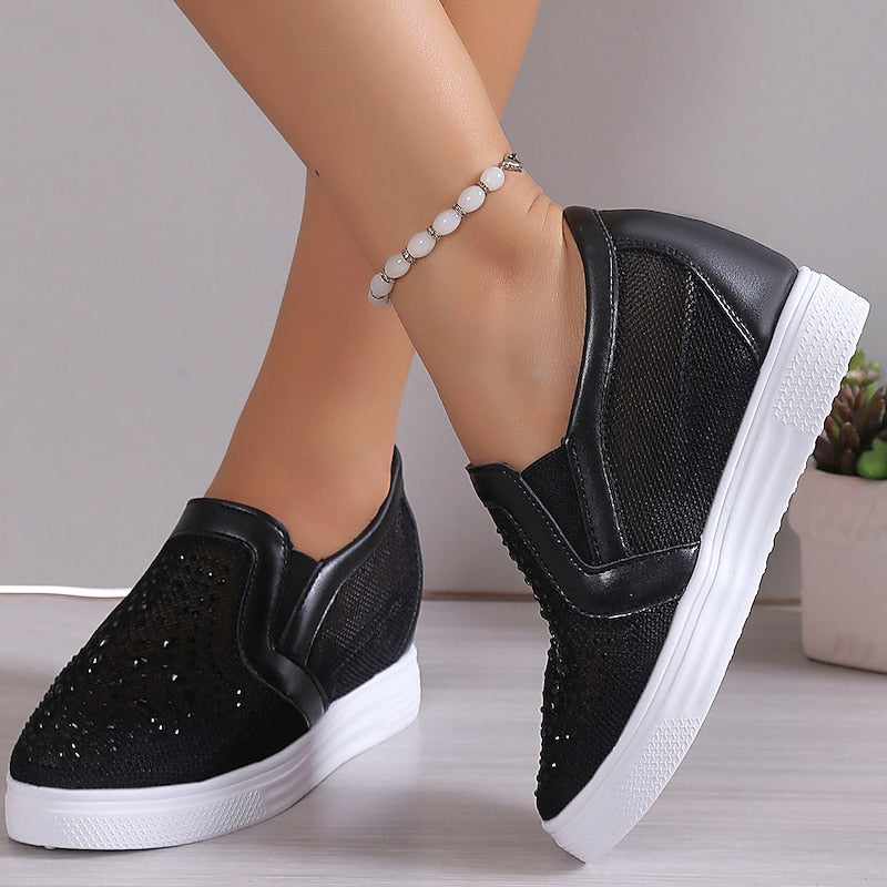 Sabrina | Baskets femme étincelantes modernes, tendance pour la marche