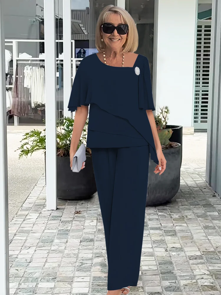 Estelle | Ensemble deux pièces femme décontracté, tissu doux stretch confortable