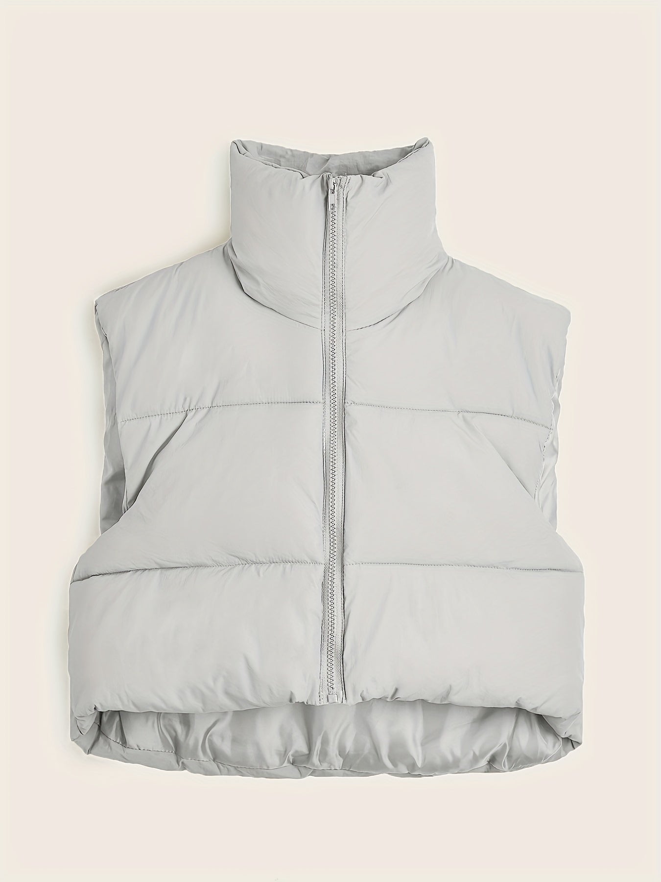 Tova | Gilet thermique femme zippé à col haut, léger et chaud