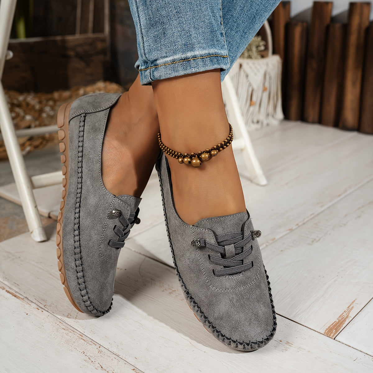 Cambrilee | Mocassins femme confortables élégants à enfiler pour le quotidien