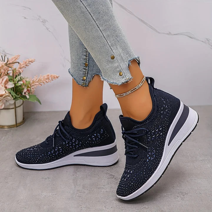 Armelle | Baskets femme en maille respirantes, mémoire de forme pour la marche