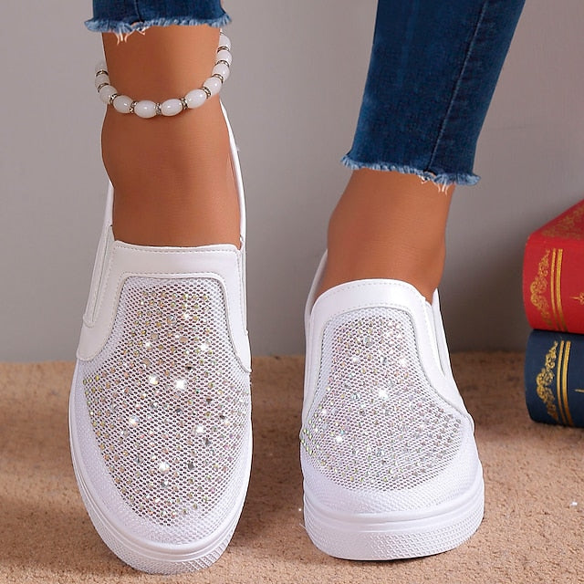 Sabrina | Baskets femme étincelantes modernes, tendance pour la marche