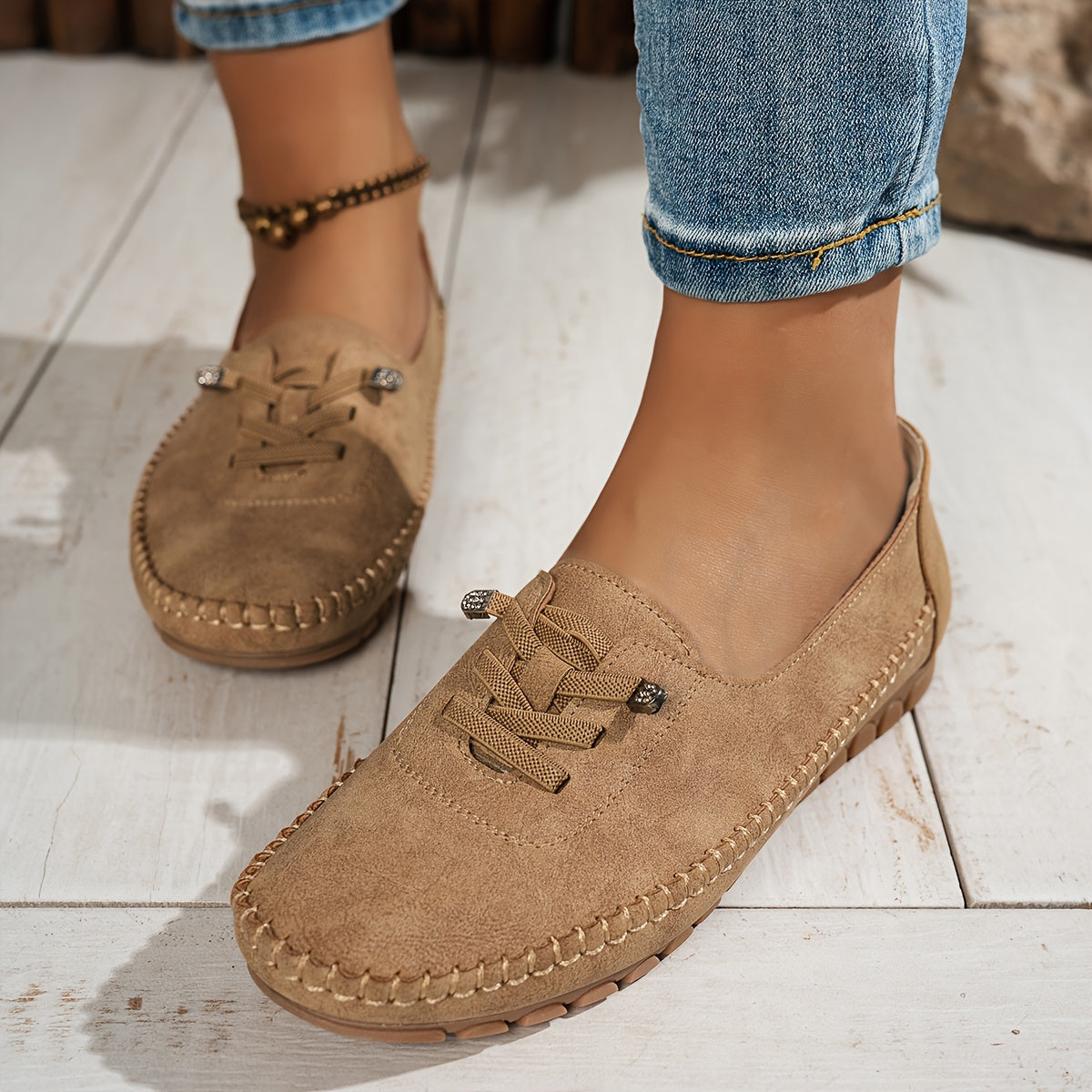 Cambrilee | Mocassins femme confortables élégants à enfiler pour le quotidien