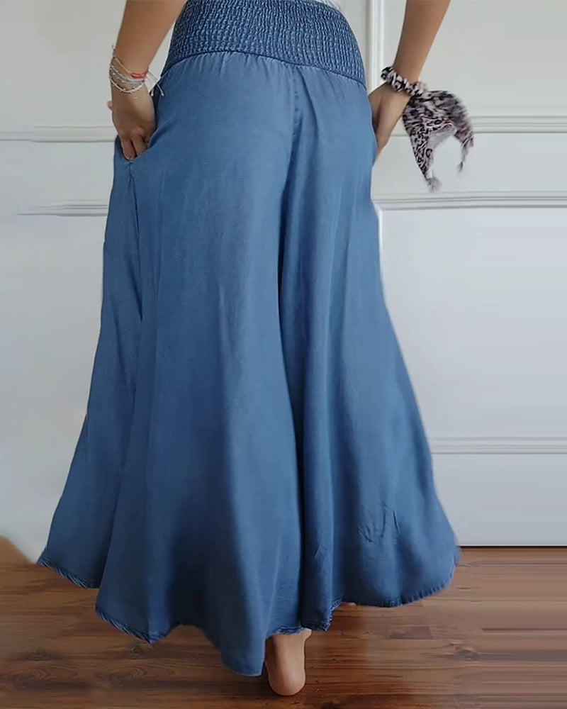 Nerina | Pantalon femme confortable à jambe large, élégant pour le quotidien
