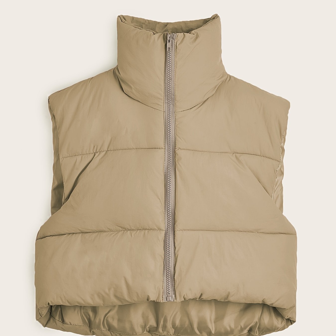 Tova | Gilet thermique femme zippé à col haut, léger et chaud