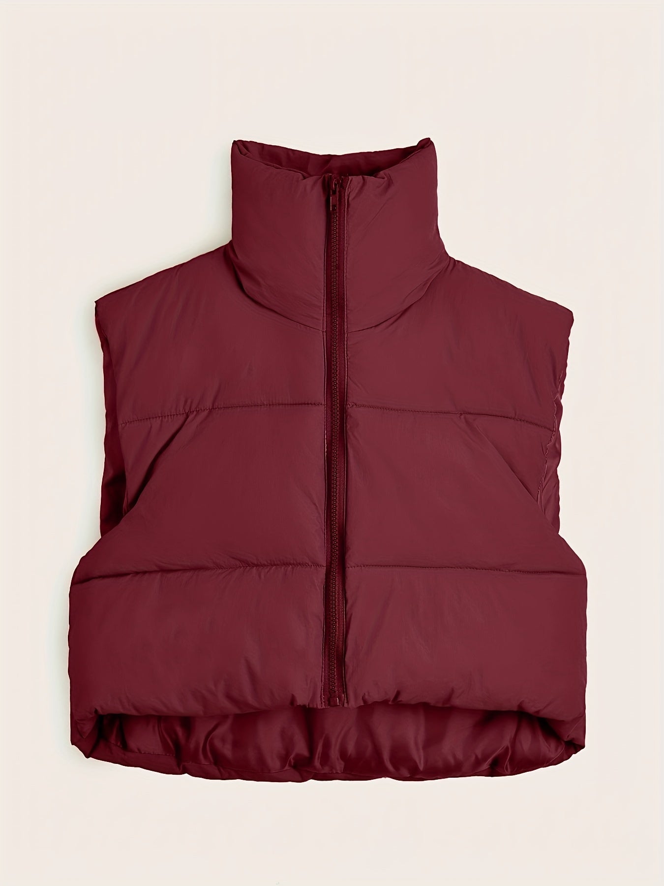 Tova | Gilet thermique femme zippé à col haut, léger et chaud