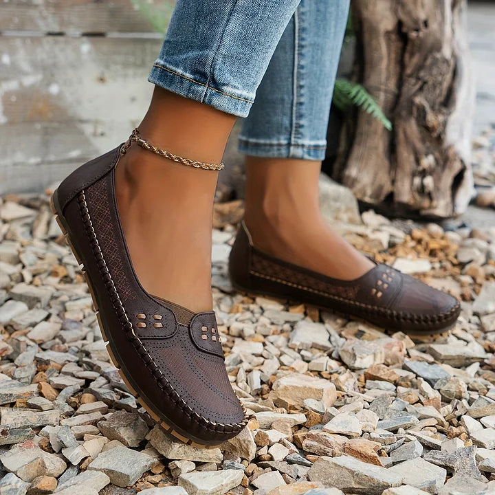 Calysta | Mocassins femme confortables élégants à enfiler pour le quotidien