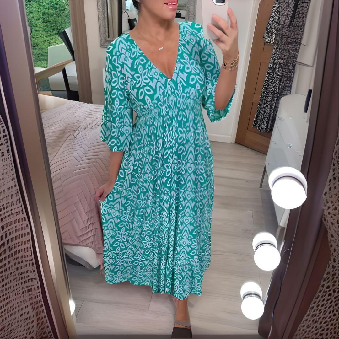 Luciana | Robe longue femme confort, élégante et fluide au quotidien