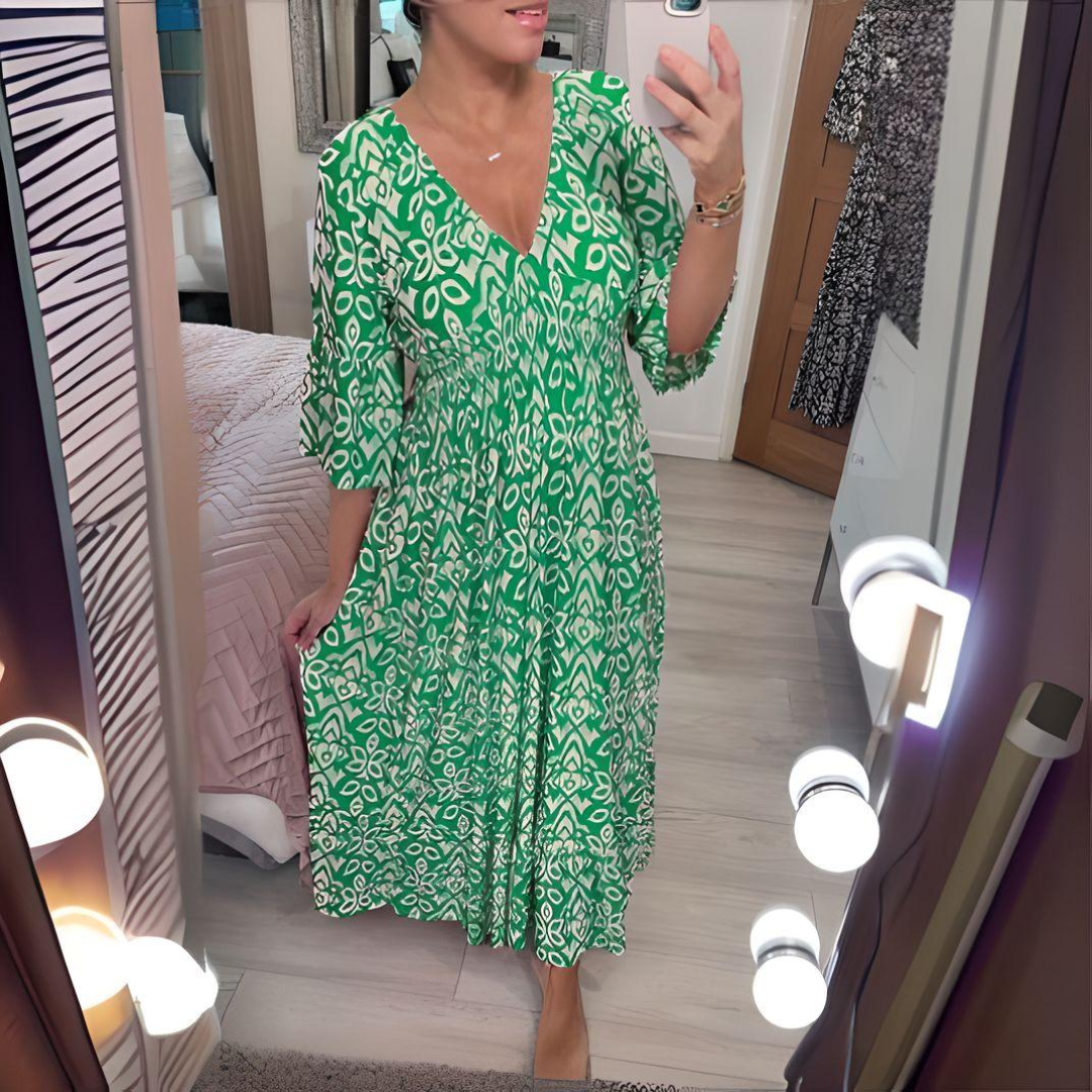 Luciana | Robe longue femme confort, élégante et fluide au quotidien