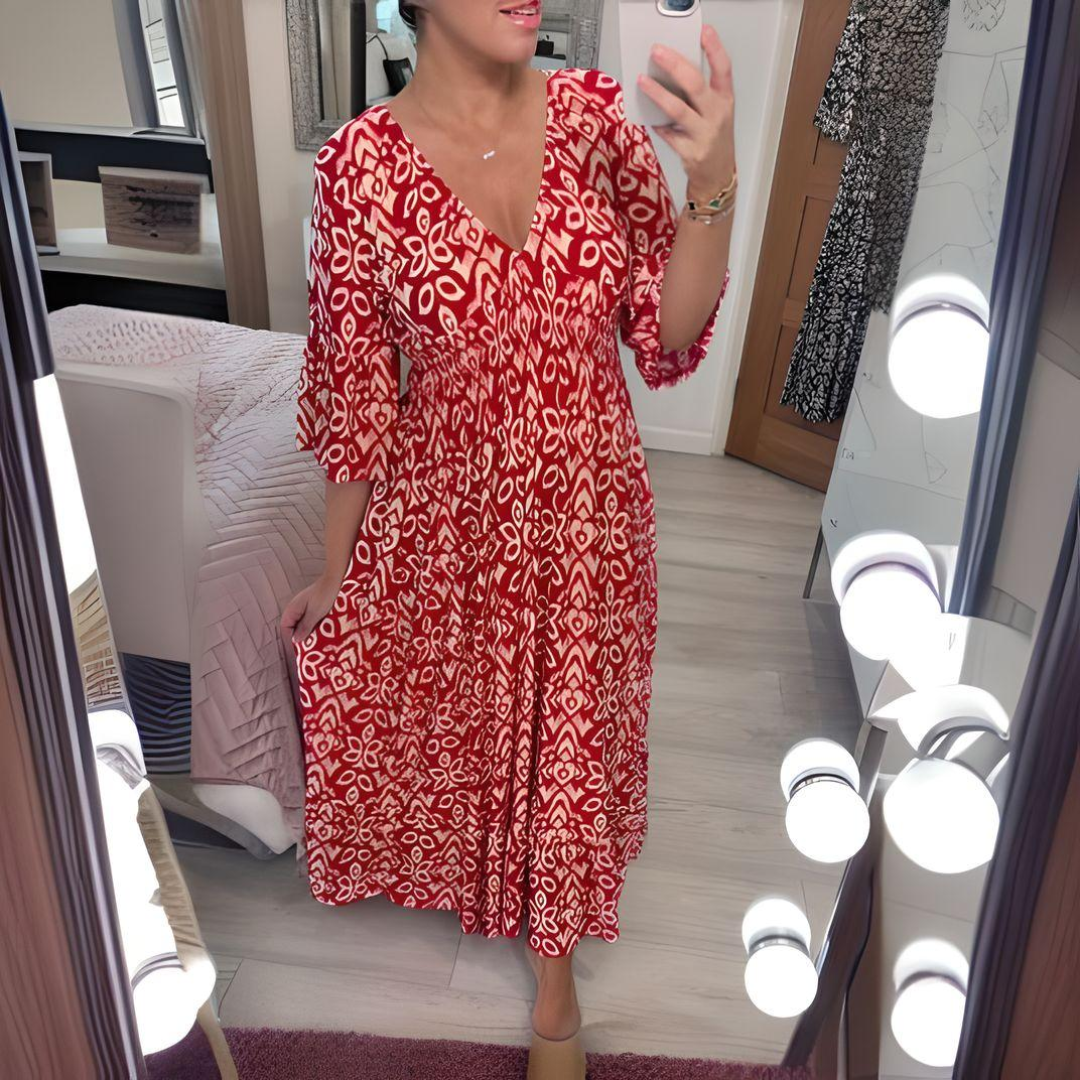 Luciana | Robe longue femme confort, élégante et fluide au quotidien