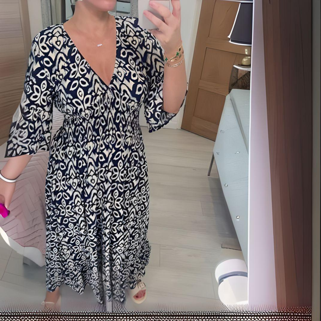 Luciana | Robe longue femme confort, élégante et fluide au quotidien