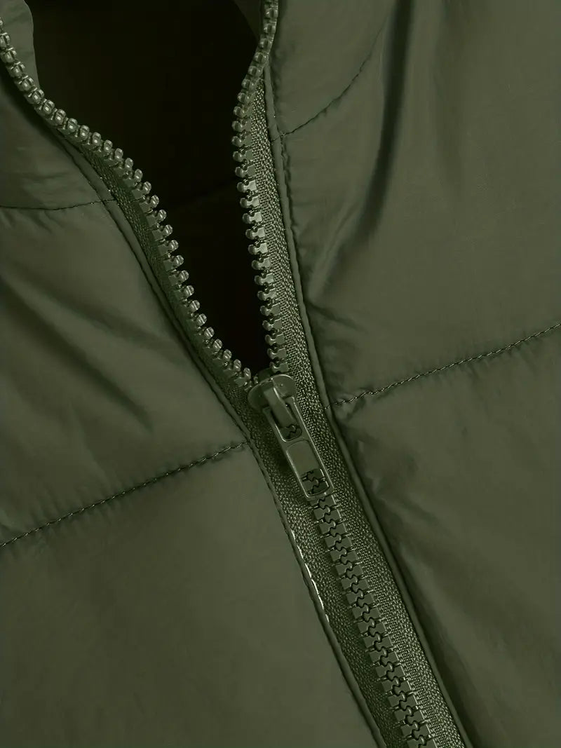 Tova | Gilet thermique femme zippé à col haut, léger et chaud