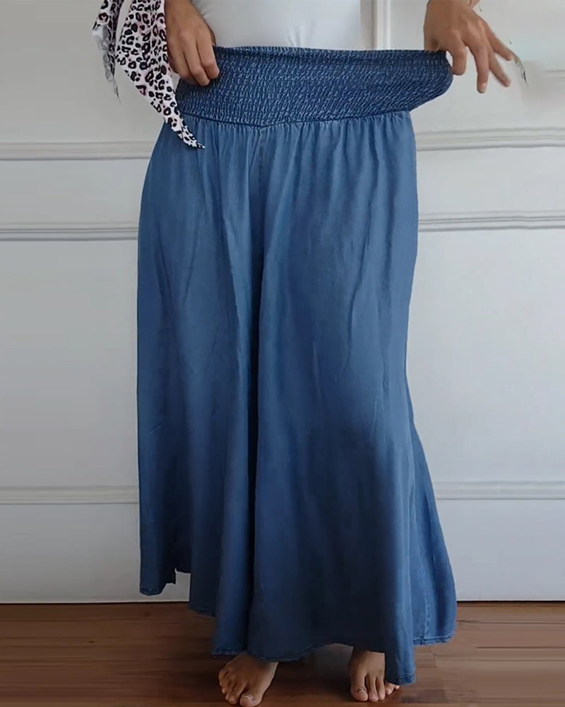 Nerina | Pantalon femme confortable à jambe large, élégant pour le quotidien