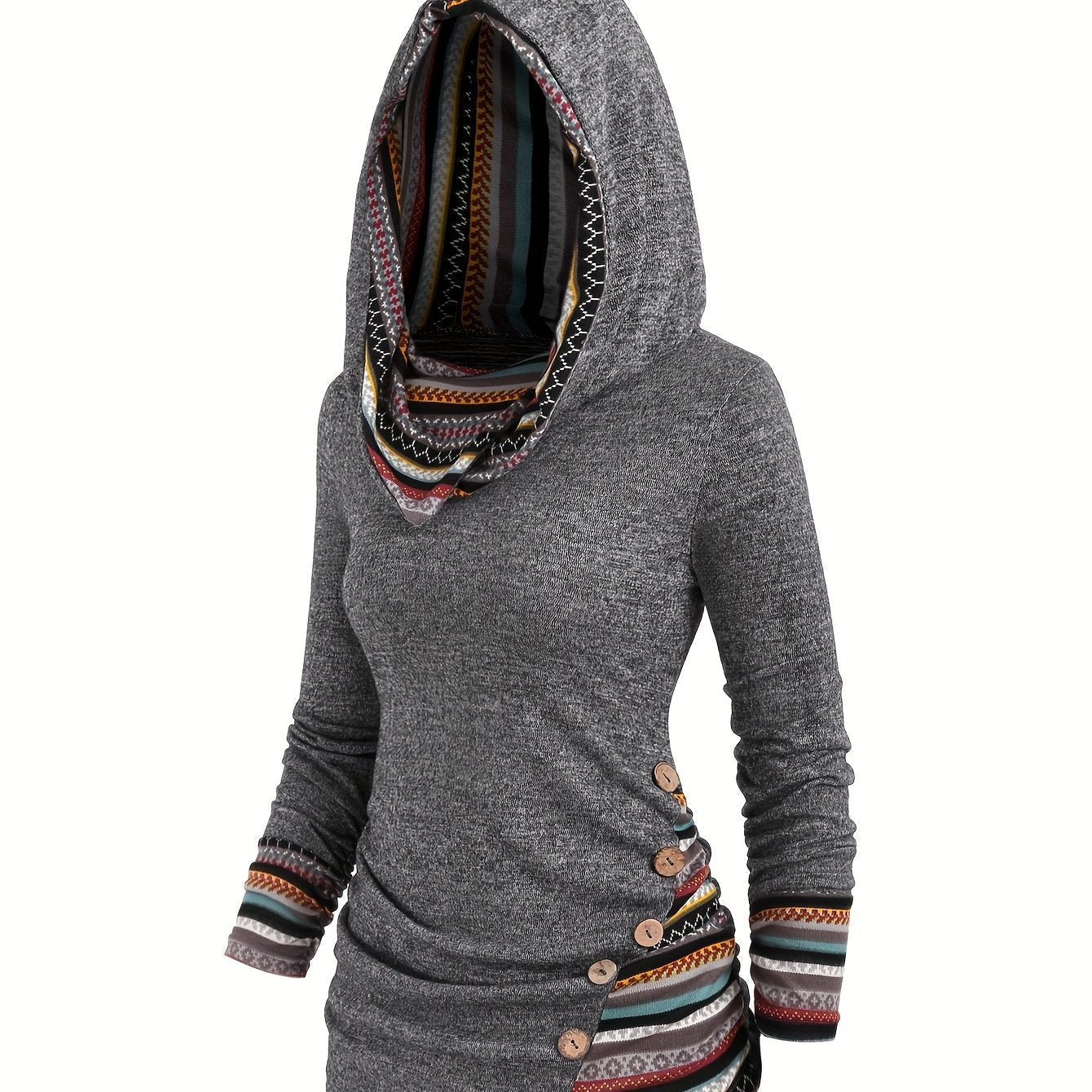 Monica | Pull femme 2-en-1 en maille douce, contour flatteur confortable
