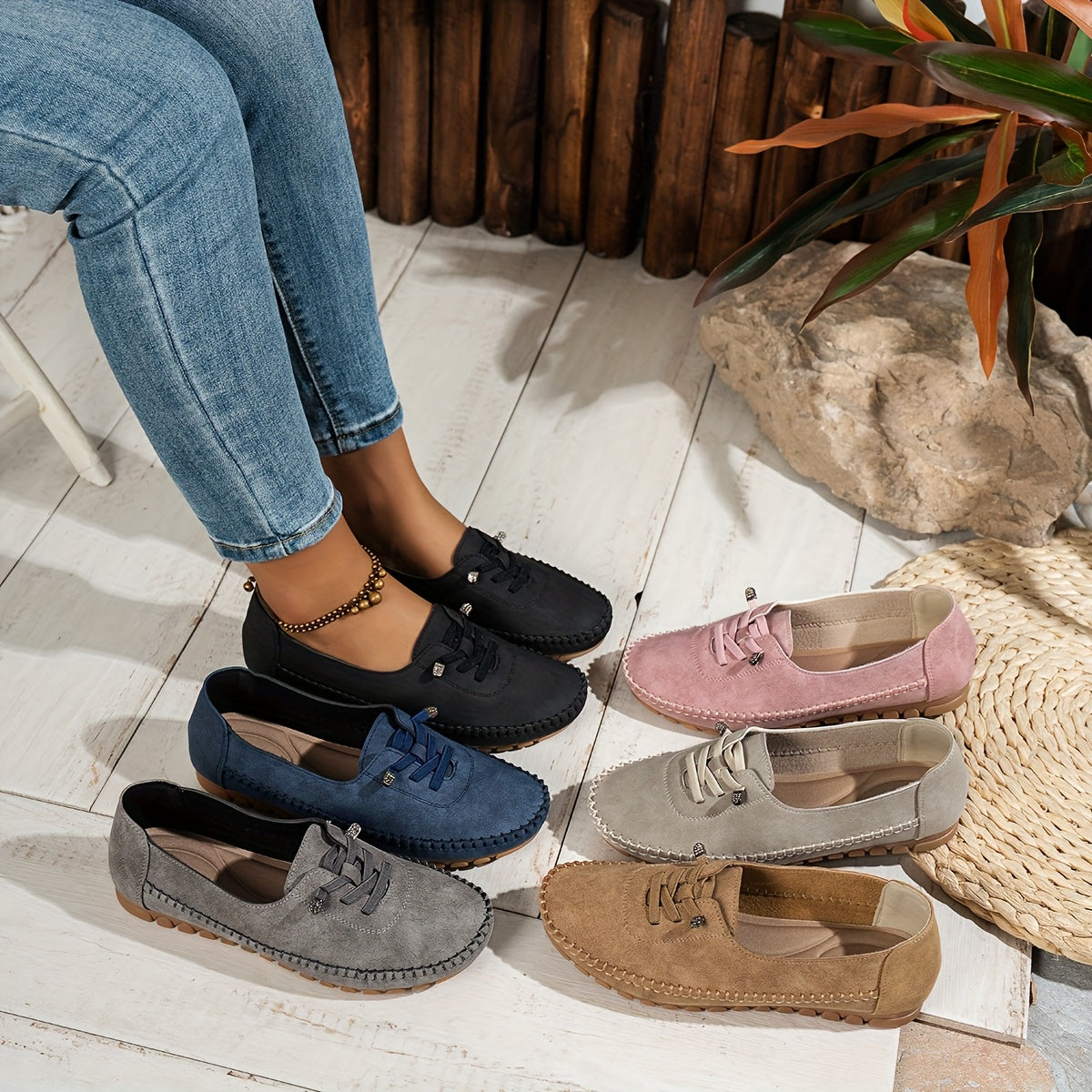 Cambrilee | Mocassins femme confortables élégants à enfiler pour le quotidien