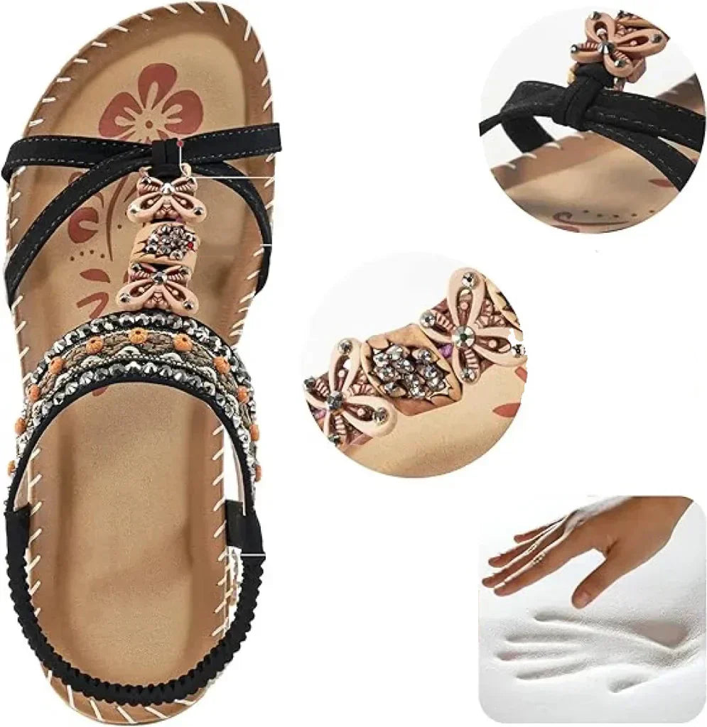 Ainsley | Sandales femme confortables à bon maintien, légères pour l'été