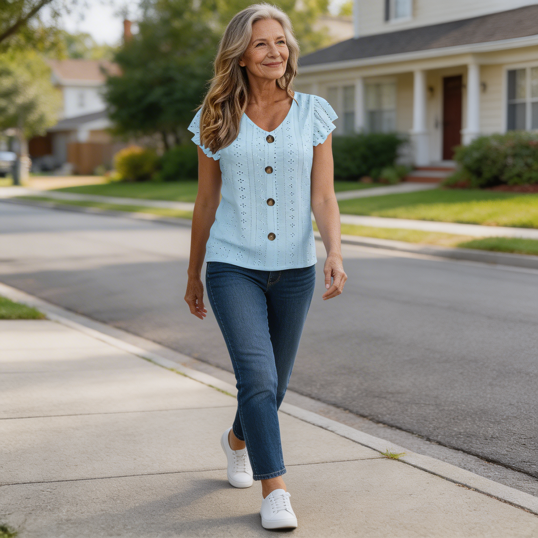 Karen | Blouse femme fluide, confortable et flatteuse au quotidien