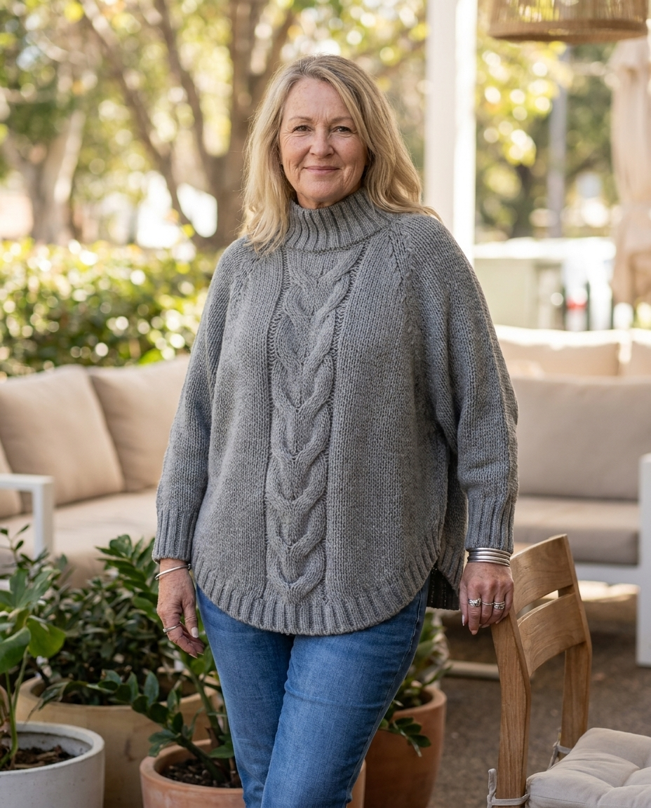 Barbara | Pull femme en maille douce, confortable et fluide au quotidien