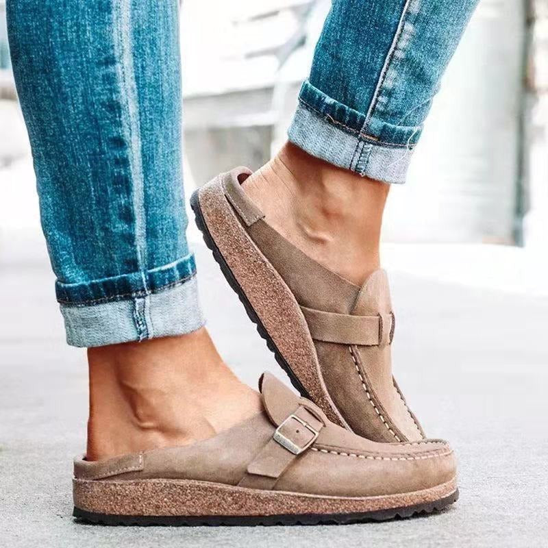 Esméa | Mocassins femme de soutien moelleux à enfiler, confortables au quotidien