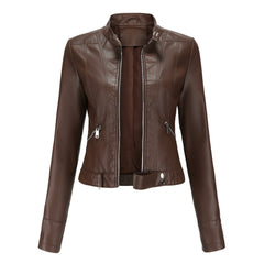 Veste Femme Élégante en Fourrure Synthétique Coupe Chic
