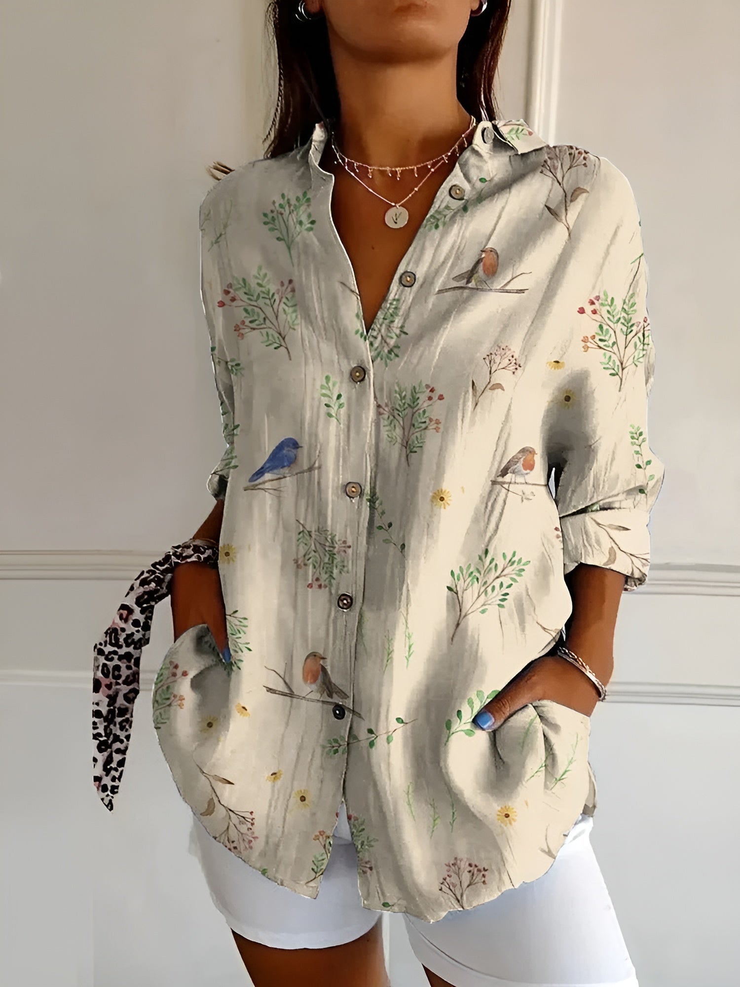 Lynette | Blouse femme élégante, flatteuse et respirante au quotidien