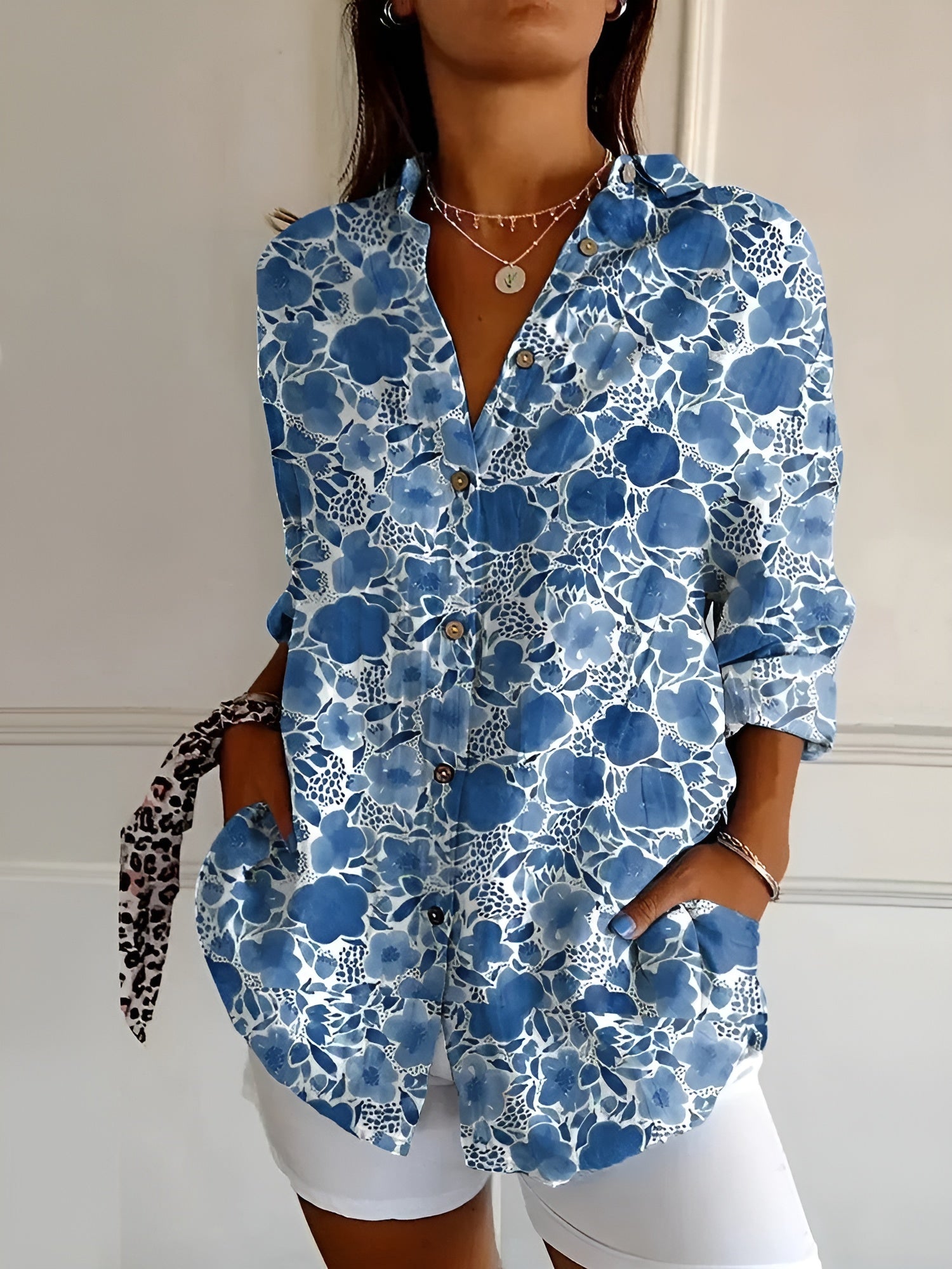 Lynette | Blouse femme élégante, flatteuse et respirante au quotidien